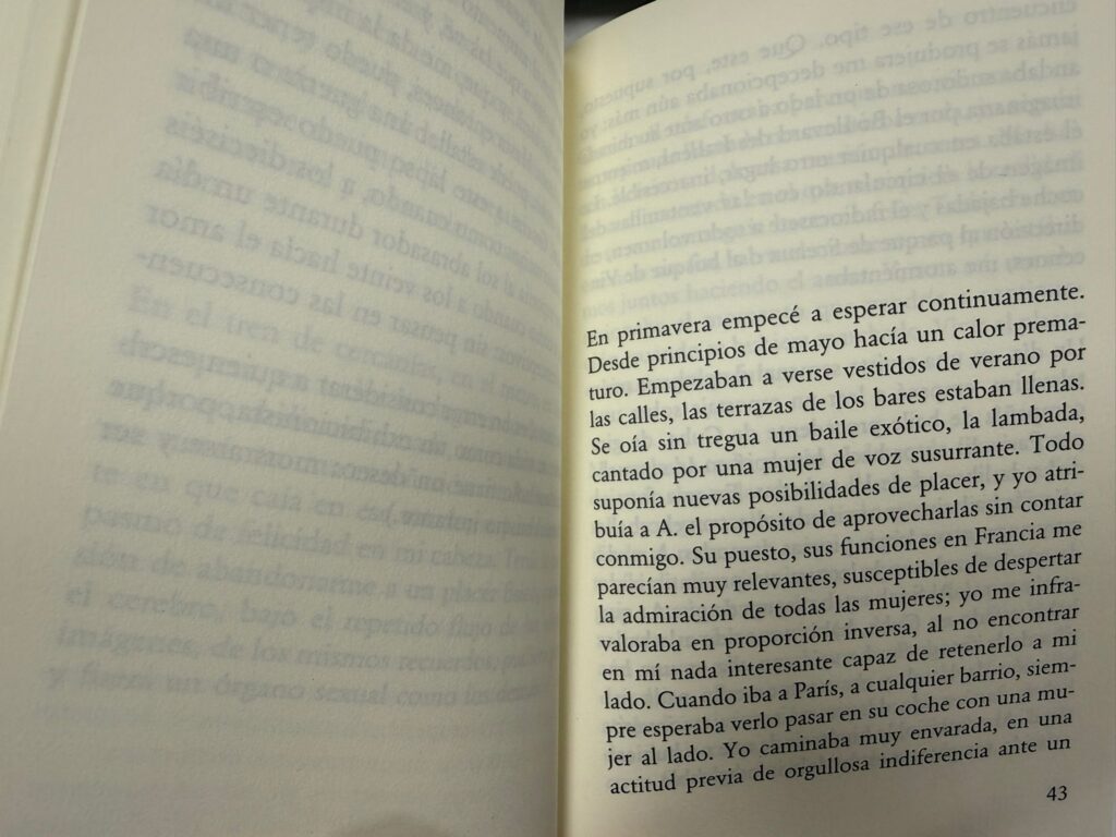 Pura pasión, Annie Ernaux