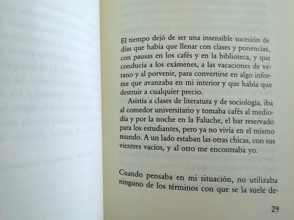 Annie Ernaux, El acontecimiento -- Ana María Pinar